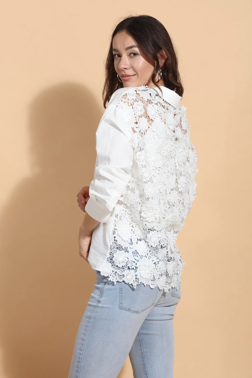 Prince Back Lace Top
