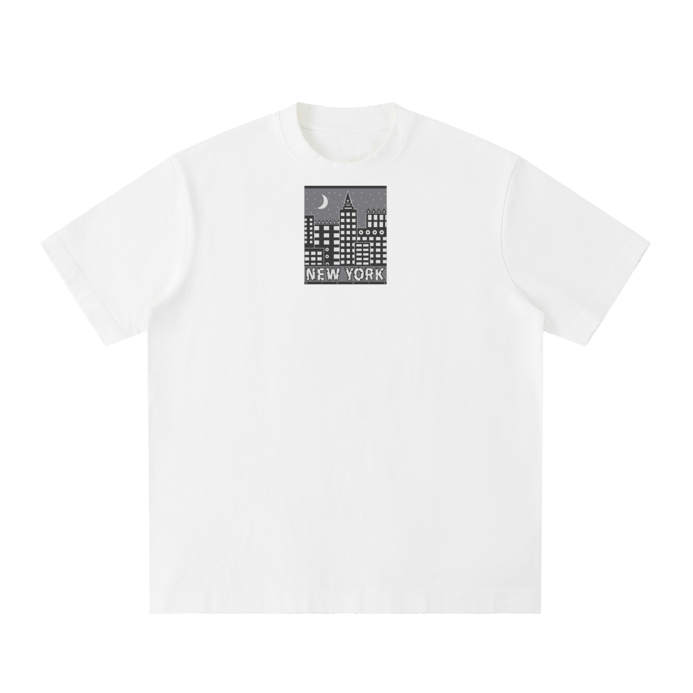 Heavyweight Vintage Washed Frayed T-Shirt