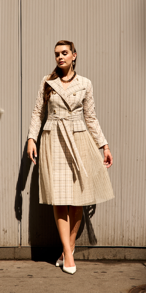 Nora Check Dress