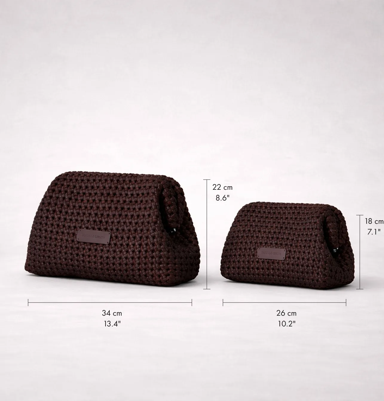 Vivian Chocolate Clutch Bag