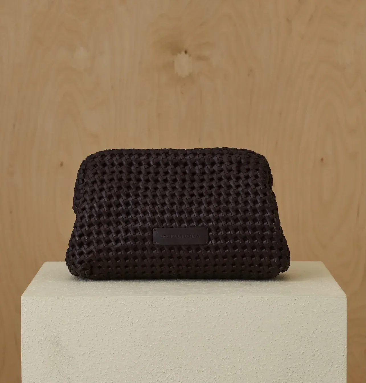 Vivian Chocolate Clutch Bag
