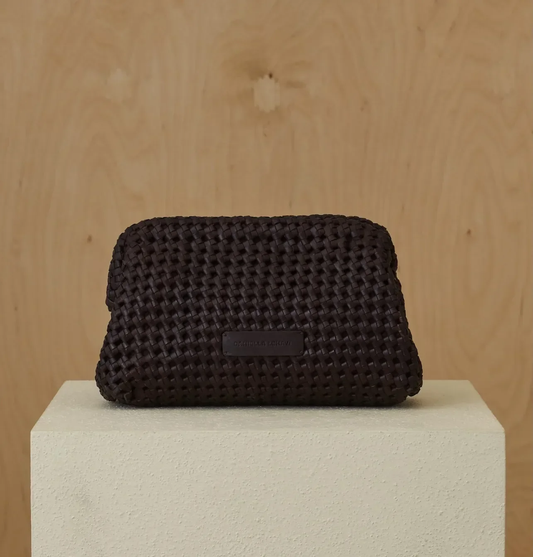 Vivian Chocolate Clutch Bag