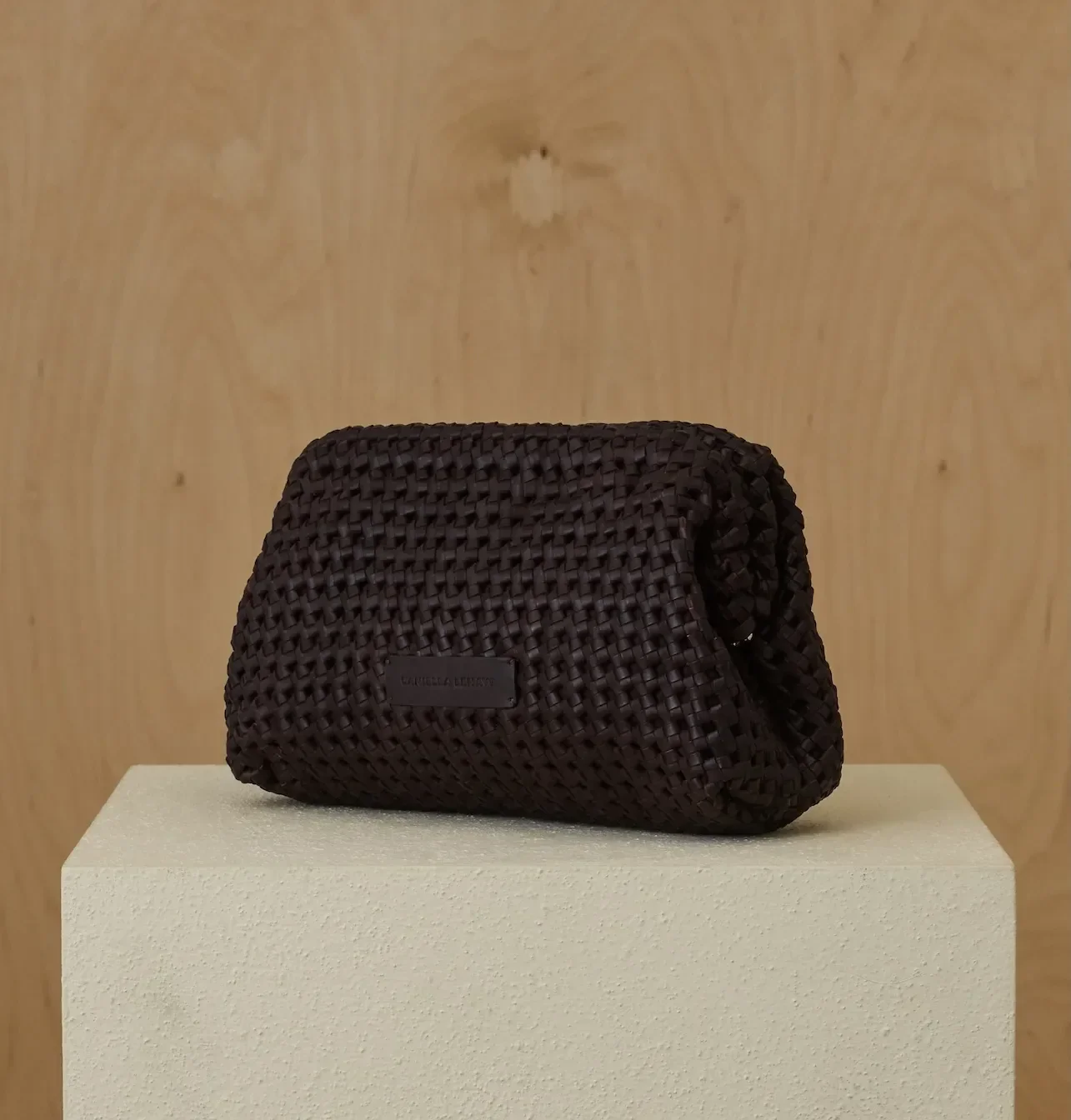 Vivian Chocolate Clutch Bag