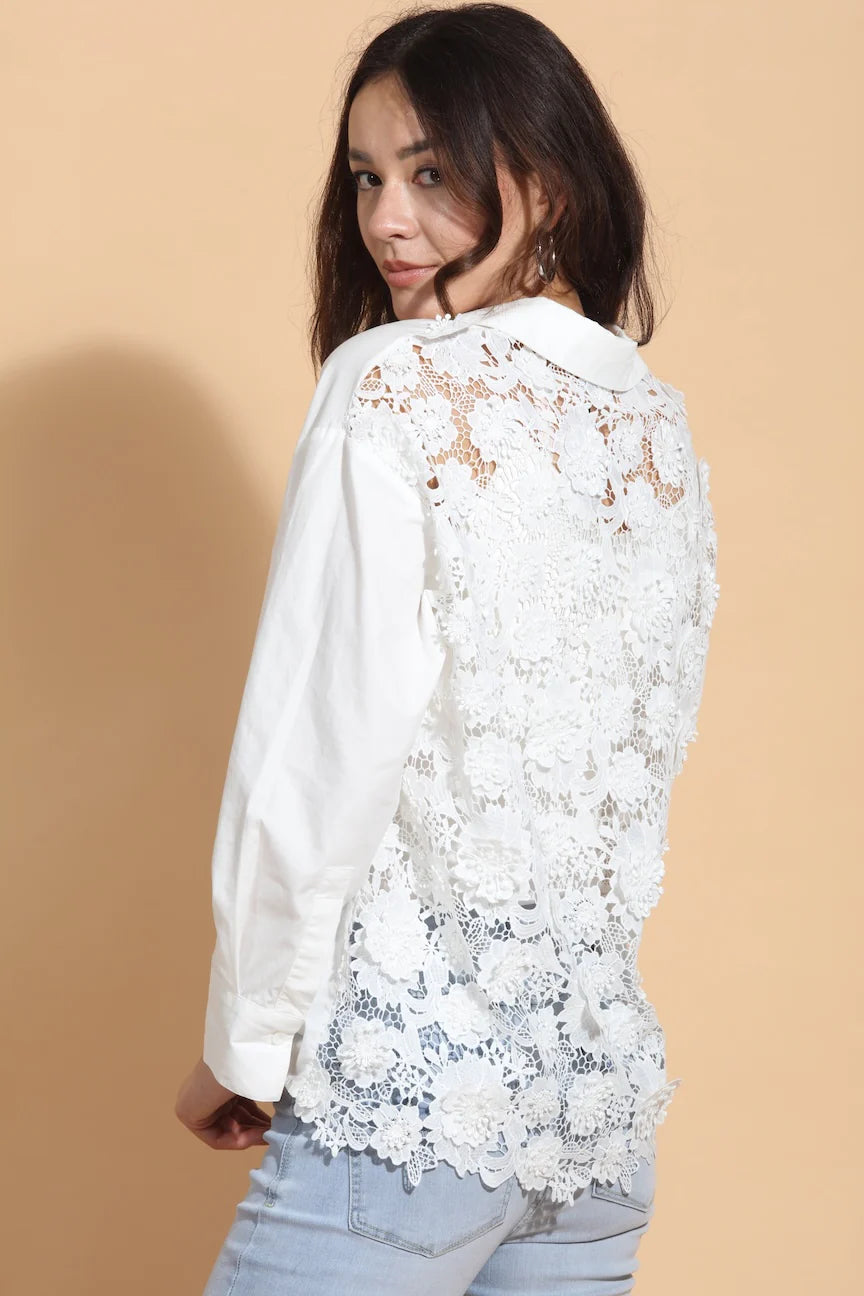 Prince Back Lace Top