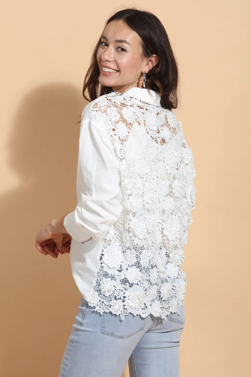 Prince Back Lace Top
