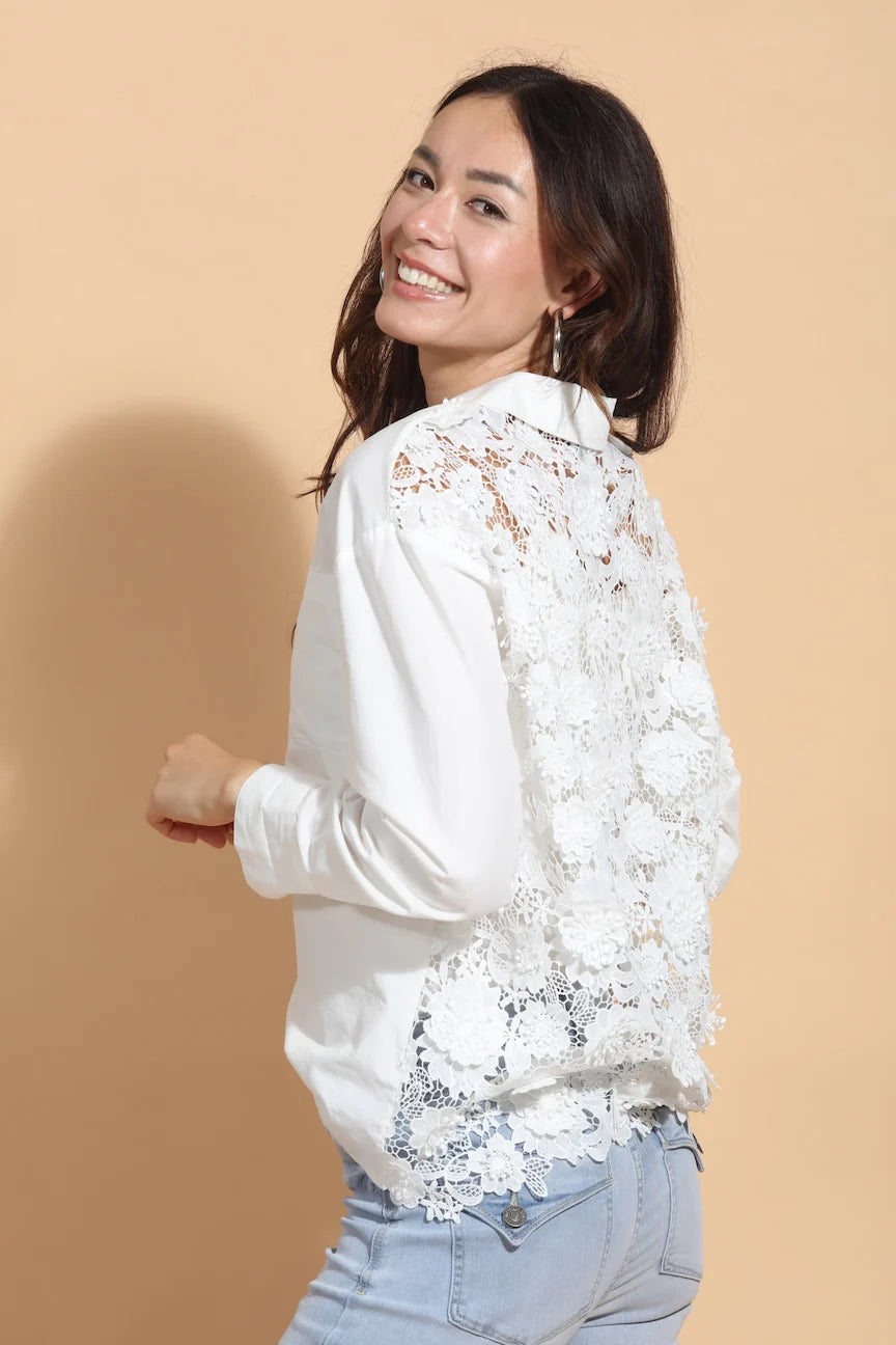 Prince Back Lace Top