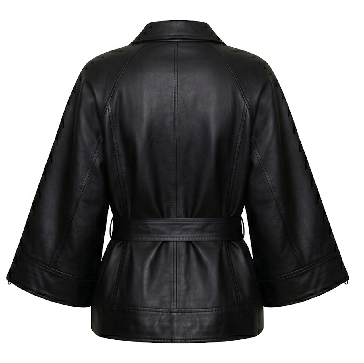 Mercer Leather Jacket Cape